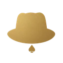 SlotMafia Casino Logo mit goldenem Fedora